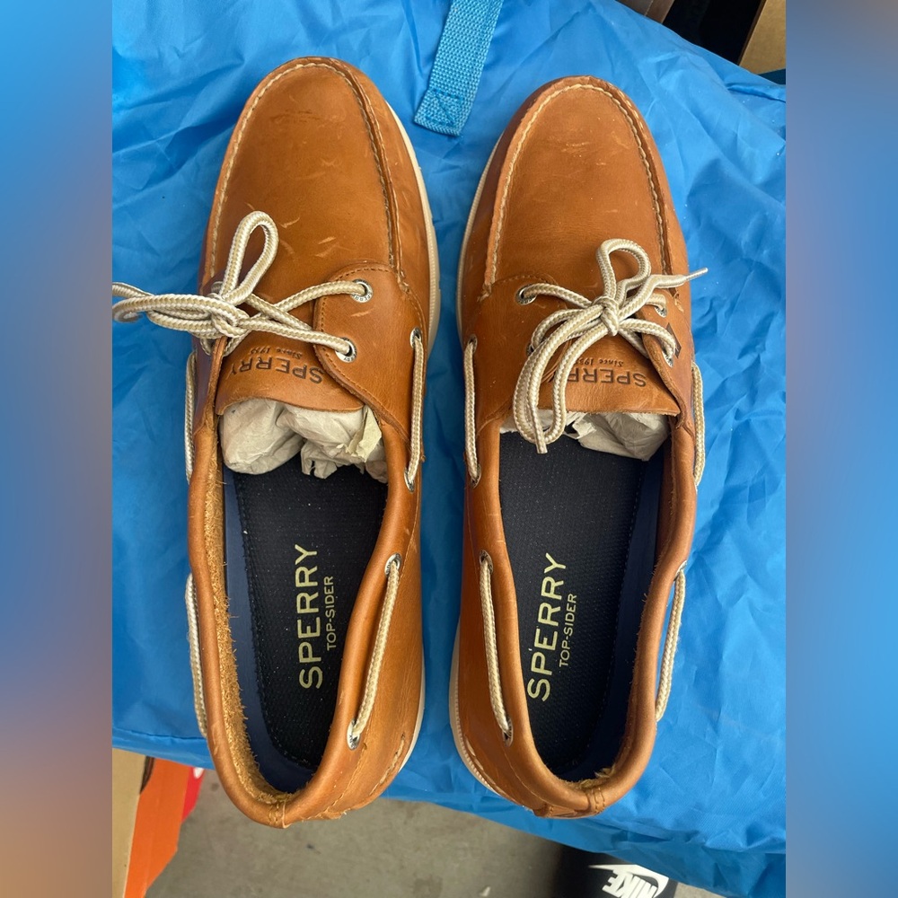 Sperry Men's Tan Boat Shoes , size 15 Mens